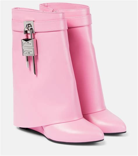 givenchy pink sparkly boots|givenchy shark boots denim.